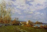 Sisley, Alfred - Banks of the Seine at Bougival